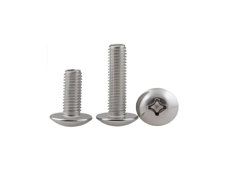 Hình ảnh Bulong Chữ Thập Đầu Dù (Large Flat Head Machine Screws)