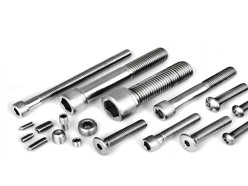 Hình ảnh Phân biệt bu lông lục giác chìm đầu bằng và đầu trụ