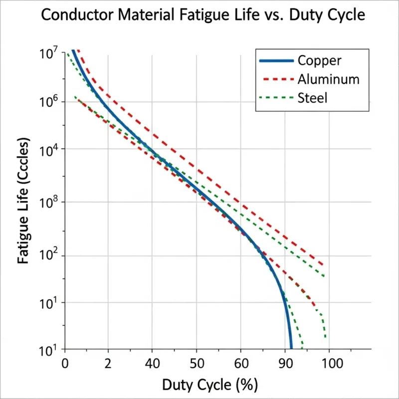 Hình ảnh Đánh giá tuổi thọ dây dẫn theo chu kỳ hoạt động hiệu quả