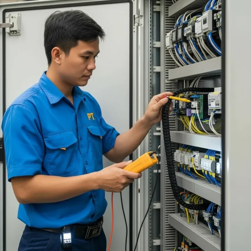 Hình ảnh Hướng dẫn đo dây công nghiệp bằng thiết bị đo hiện đại