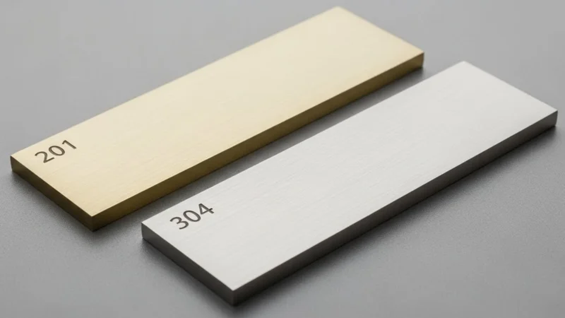 Hình ảnh So sánh bulong inox 201 và 304 cho công trình ngoài trời